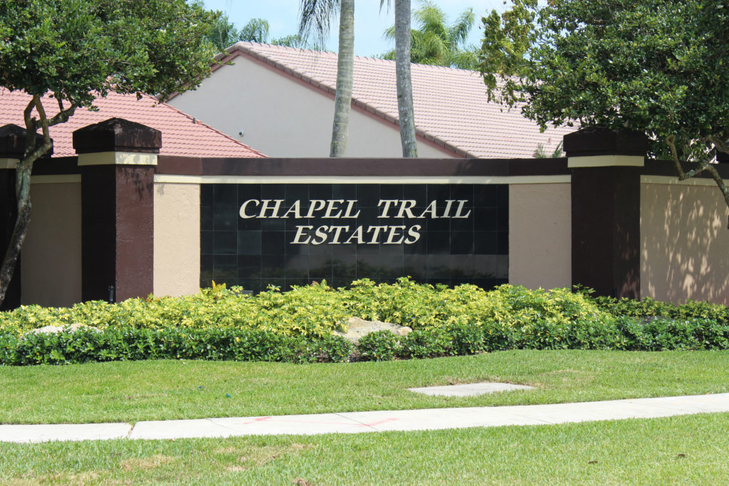 Chapel Trail Estates HOA A Pembroke Pines Community